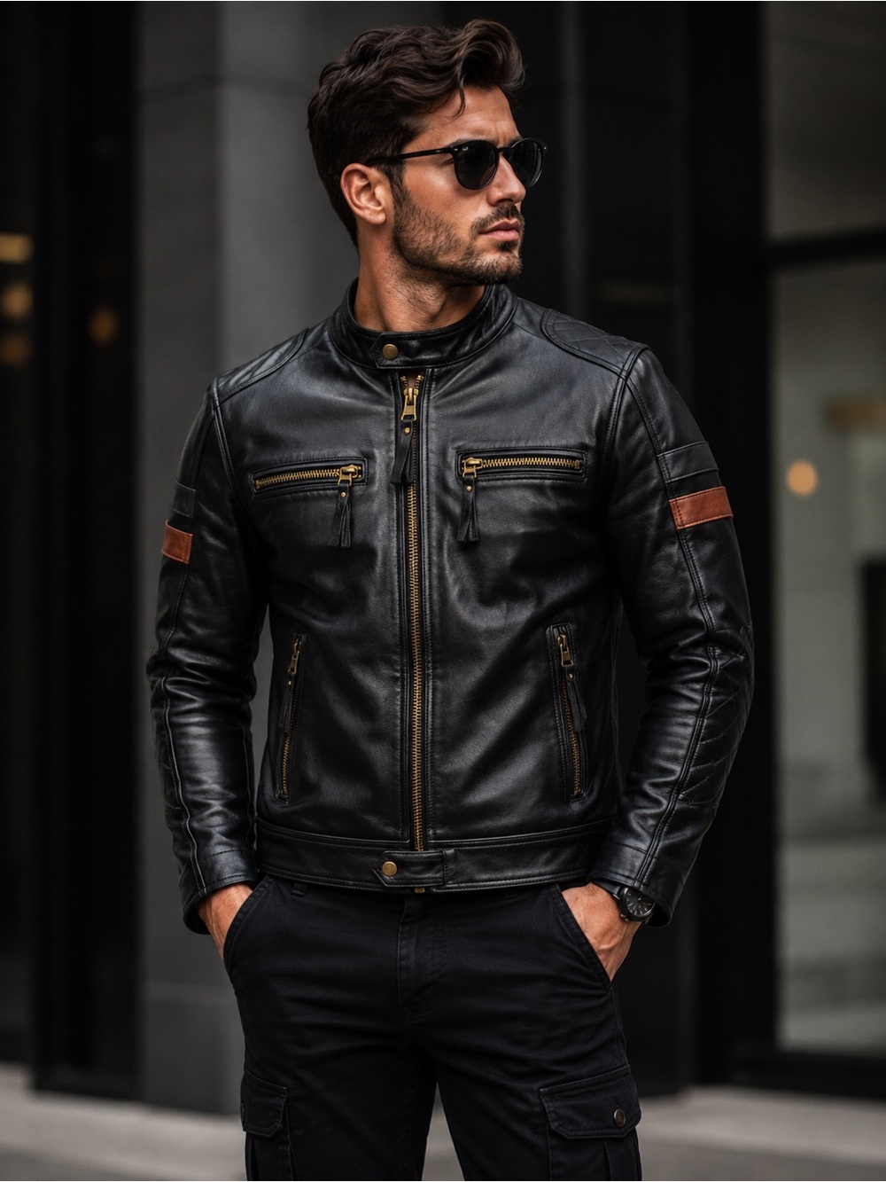 Glitz Beaute New York – Midnight Rider Leather Jacket